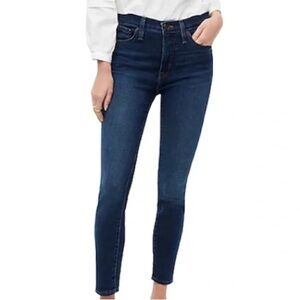 J. Crew 10” High-Rise Toothpick Jeans